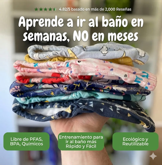 Ropa interior para aprender a ir al baño