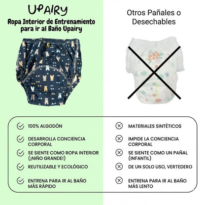 Ropa interior para aprender a ir al baño